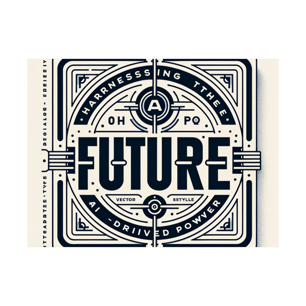 Futuristic AI Energy Power Poster