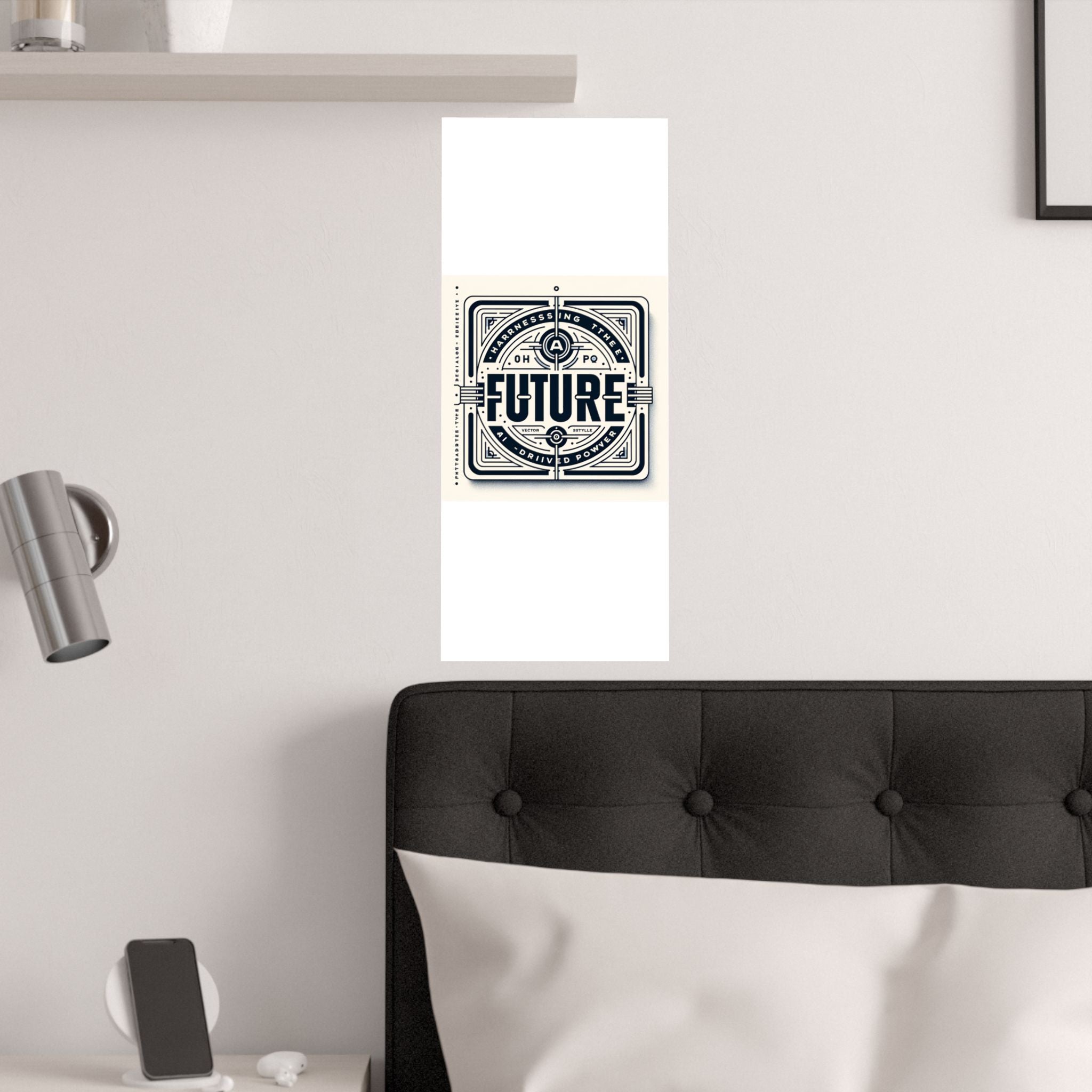 Futuristic AI Energy Power Poster