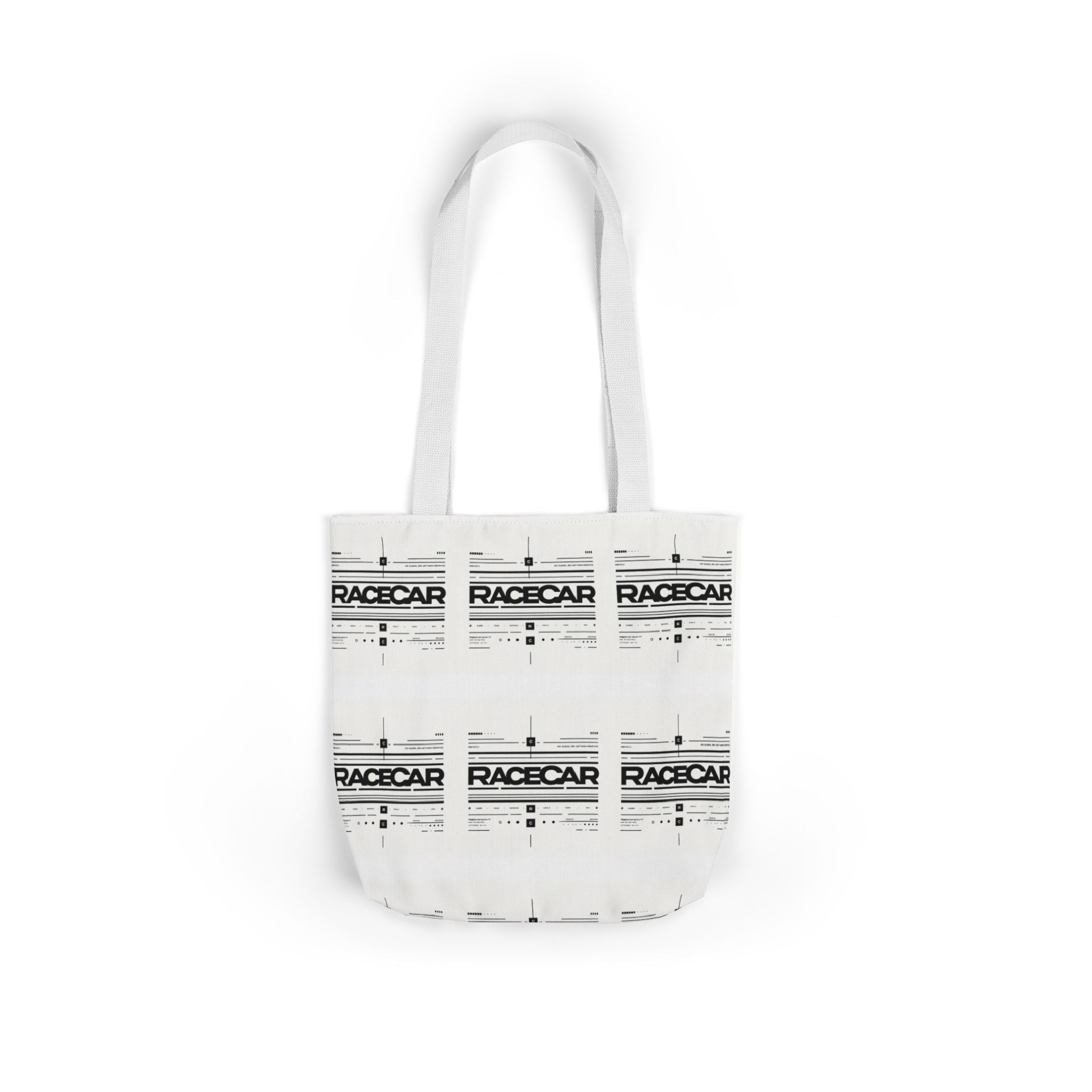 Minimalist '/Racecar' Tote Bag - Modern Design