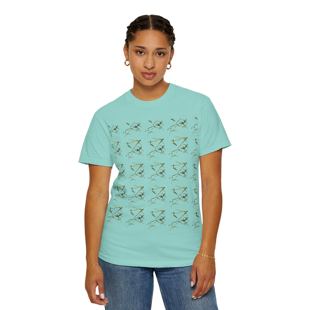 Swimmer Flying T-Shirt — Surreal Swimscape Graphic Tee Unisex