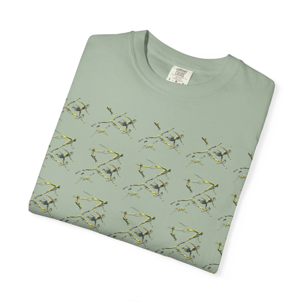 Swimmer Flying T-Shirt — Surreal Swimscape Graphic Tee Unisex