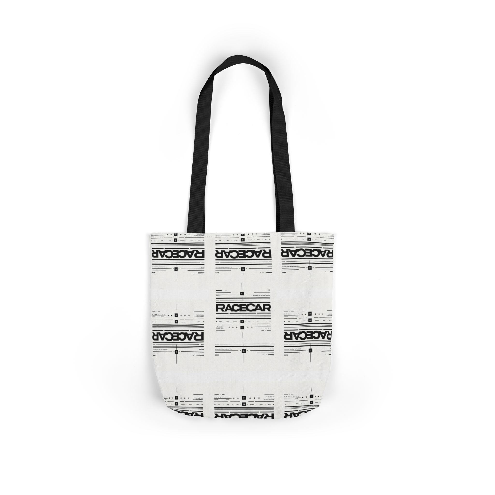Minimalist '/Racecar' Tote Bag - Modern Design