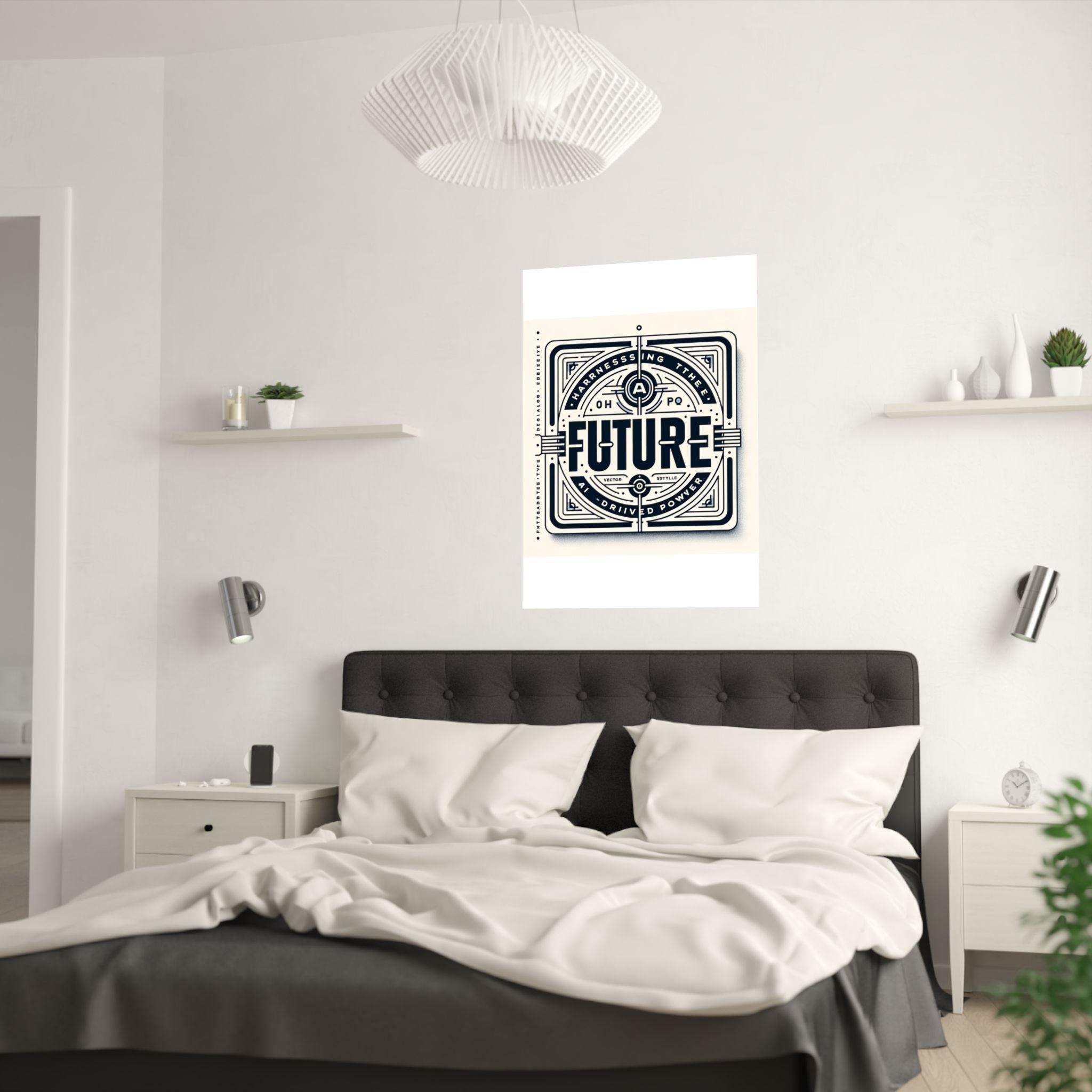 Futuristic AI Energy Power Poster