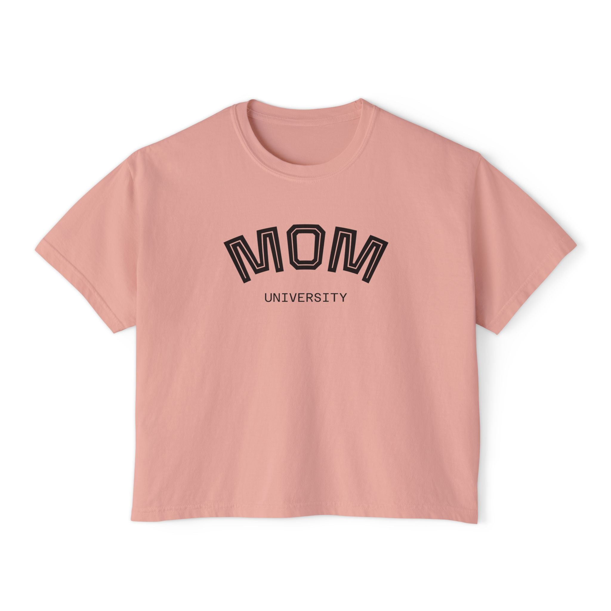 Mom University Boxy Tee Unisex