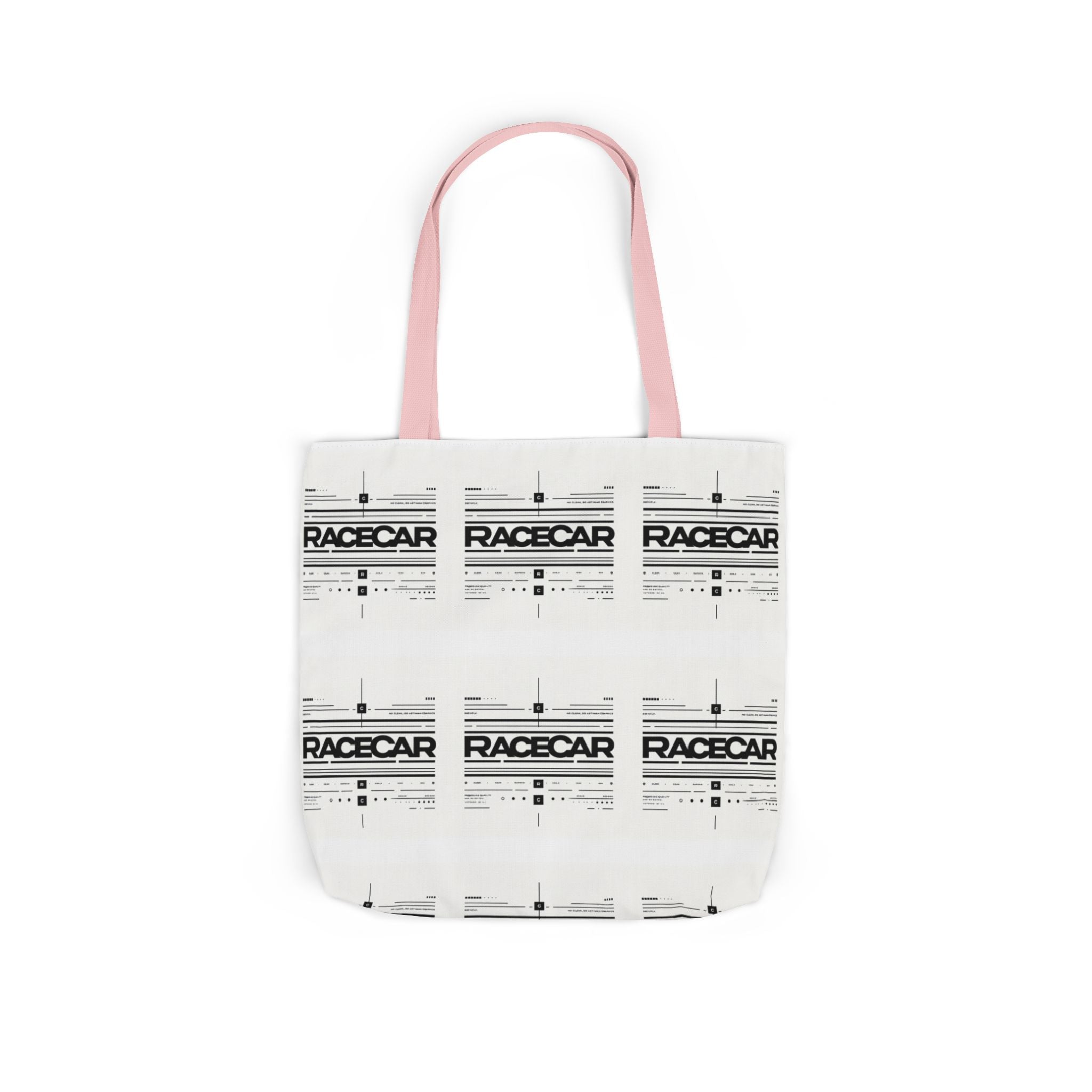 Minimalist '/Racecar' Tote Bag - Modern Design