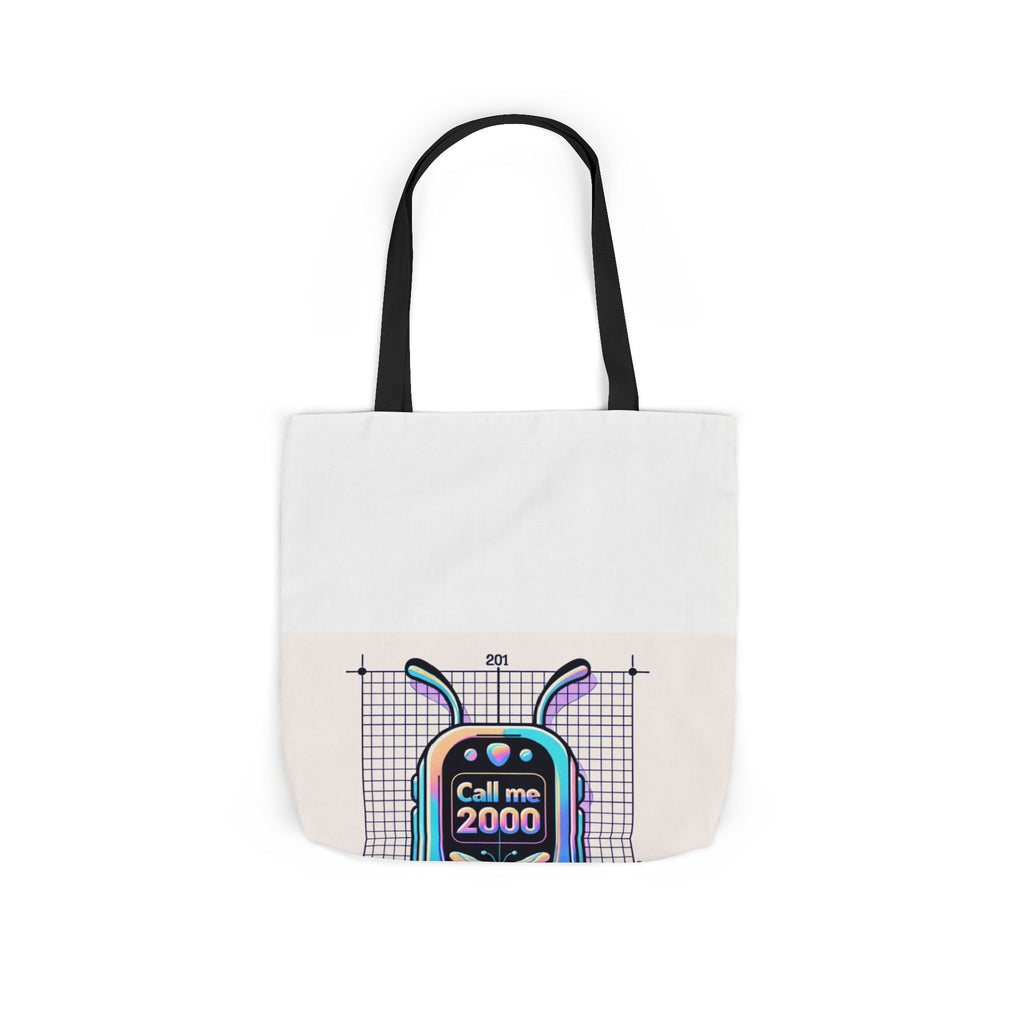 Holographic Y2K Flip Phone Tote Bag
