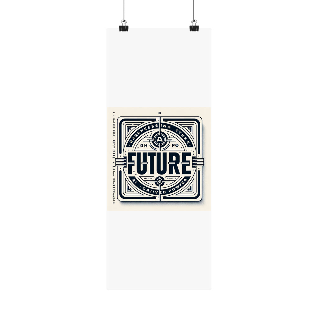 Futuristic AI Energy Power Poster