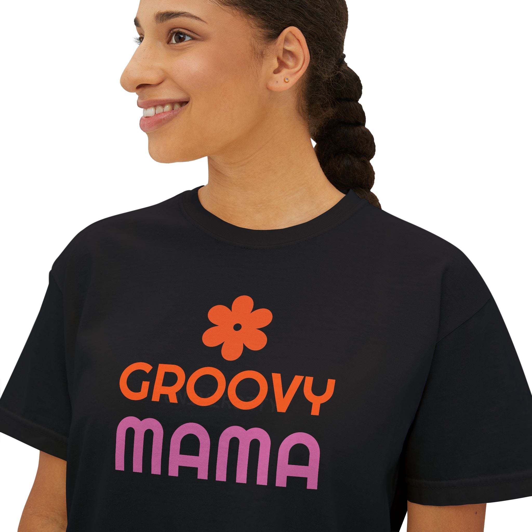 Mom University Boxy Tee Unisex