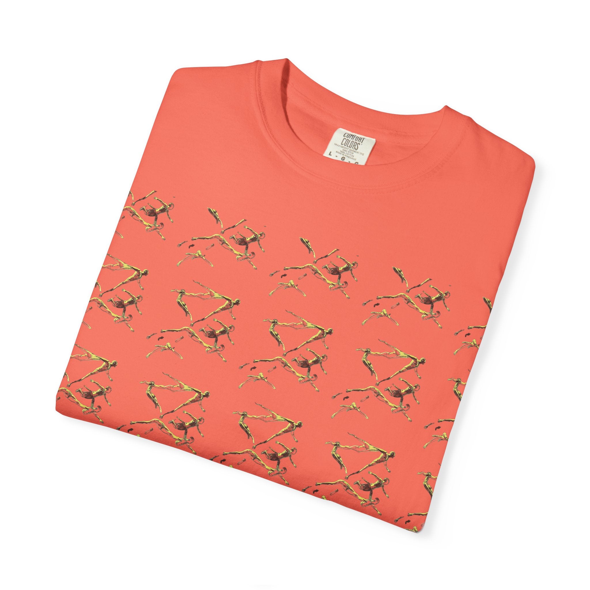 Swimmer Flying T-Shirt — Surreal Swimscape Graphic Tee Unisex