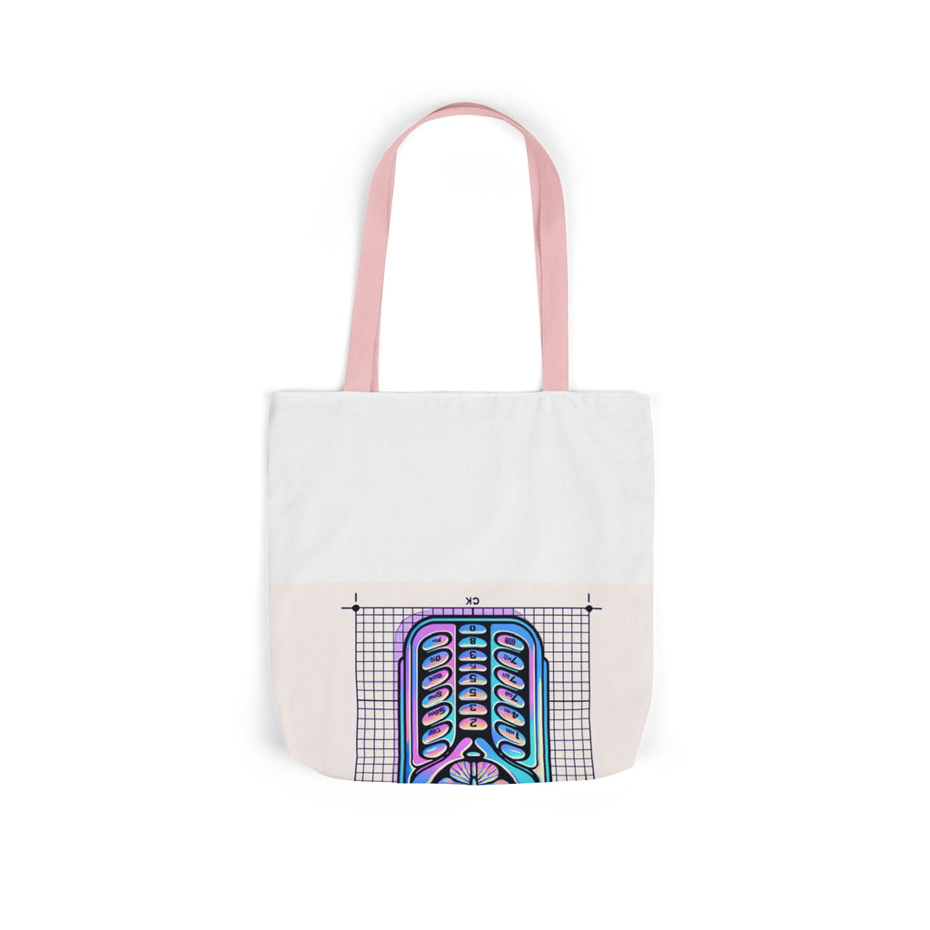 Holographic Y2K Flip Phone Tote Bag