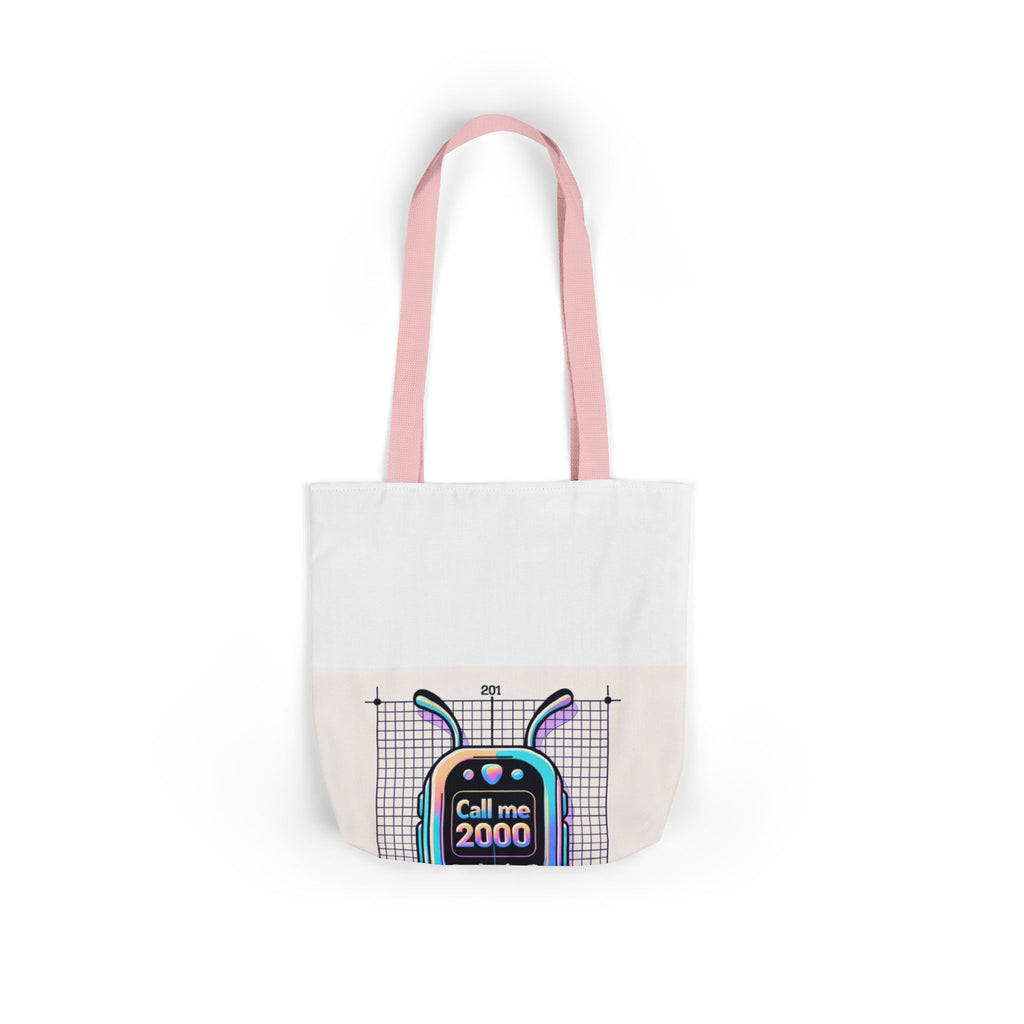 Holographic Y2K Flip Phone Tote Bag
