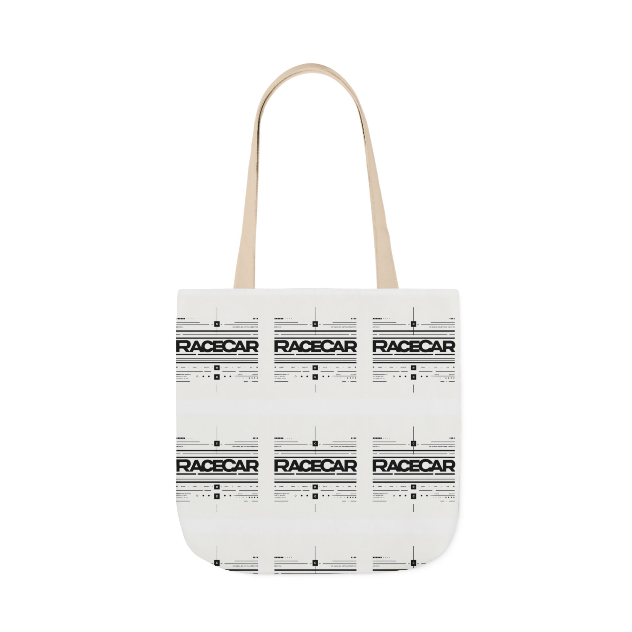 Minimalist '/Racecar' Tote Bag - Modern Design