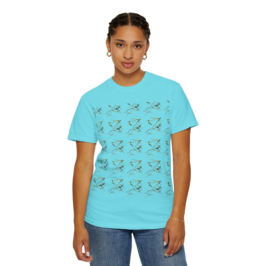 Swimmer Flying T-Shirt — Surreal Swimscape Graphic Tee Unisex