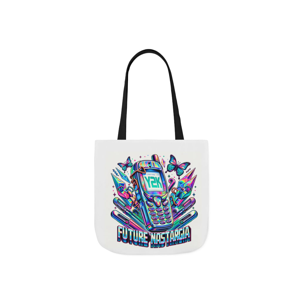 Y2K Nostalgia Tech Tote Bag – Retro Chic