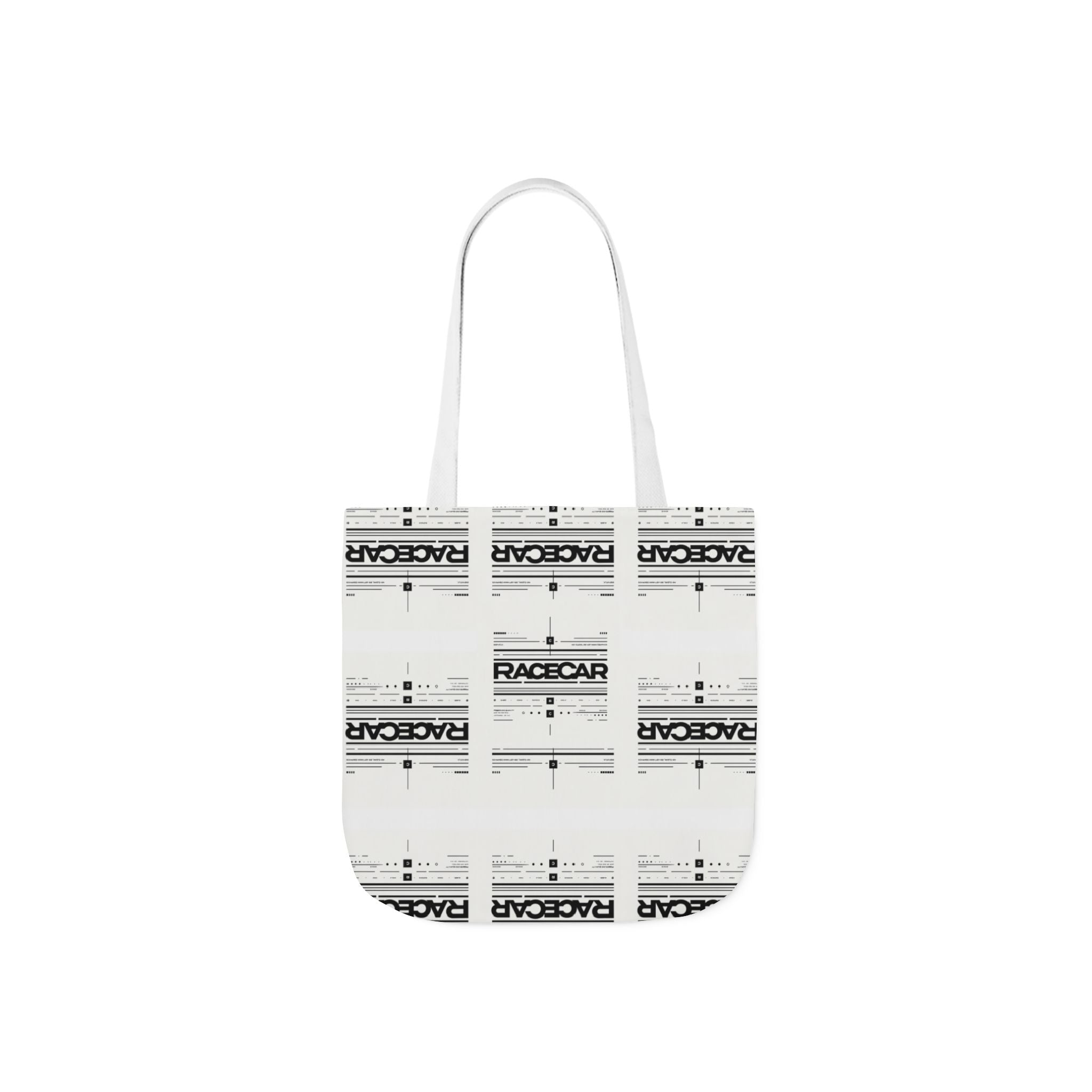 Minimalist '/Racecar' Tote Bag - Modern Design