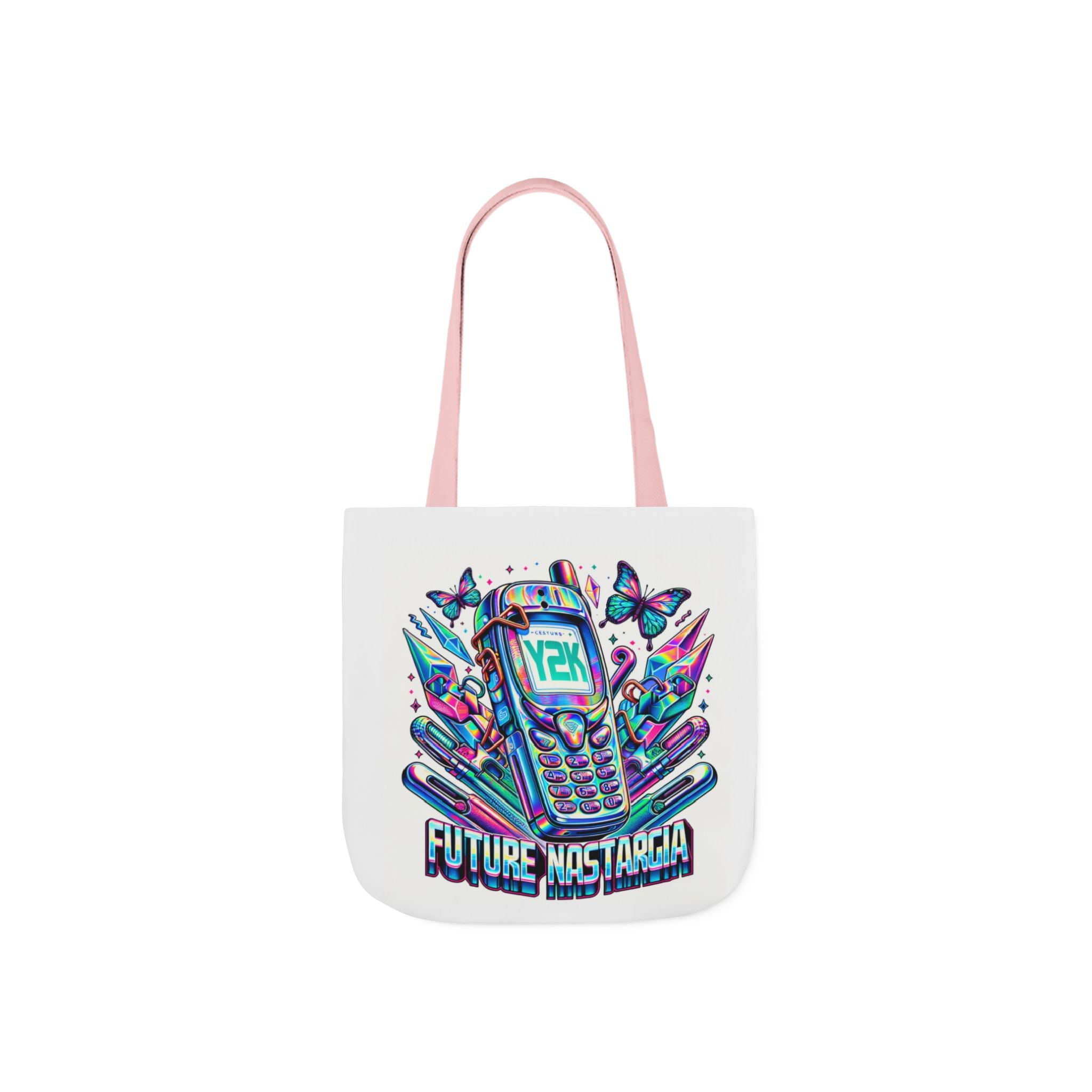 Y2K Nostalgia Tech Tote Bag – Retro Chic
