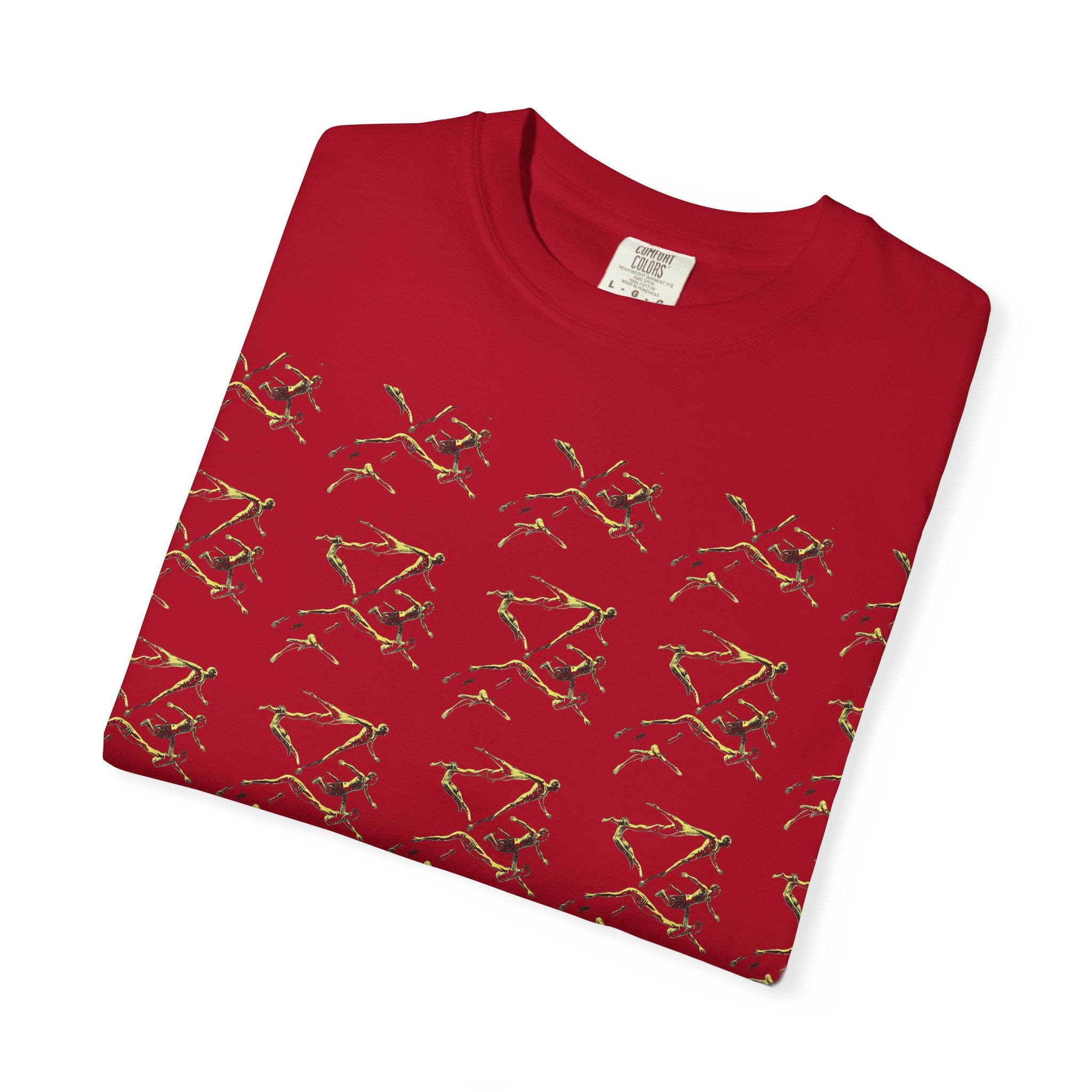 Swimmer Flying T-Shirt — Surreal Swimscape Graphic Tee Unisex