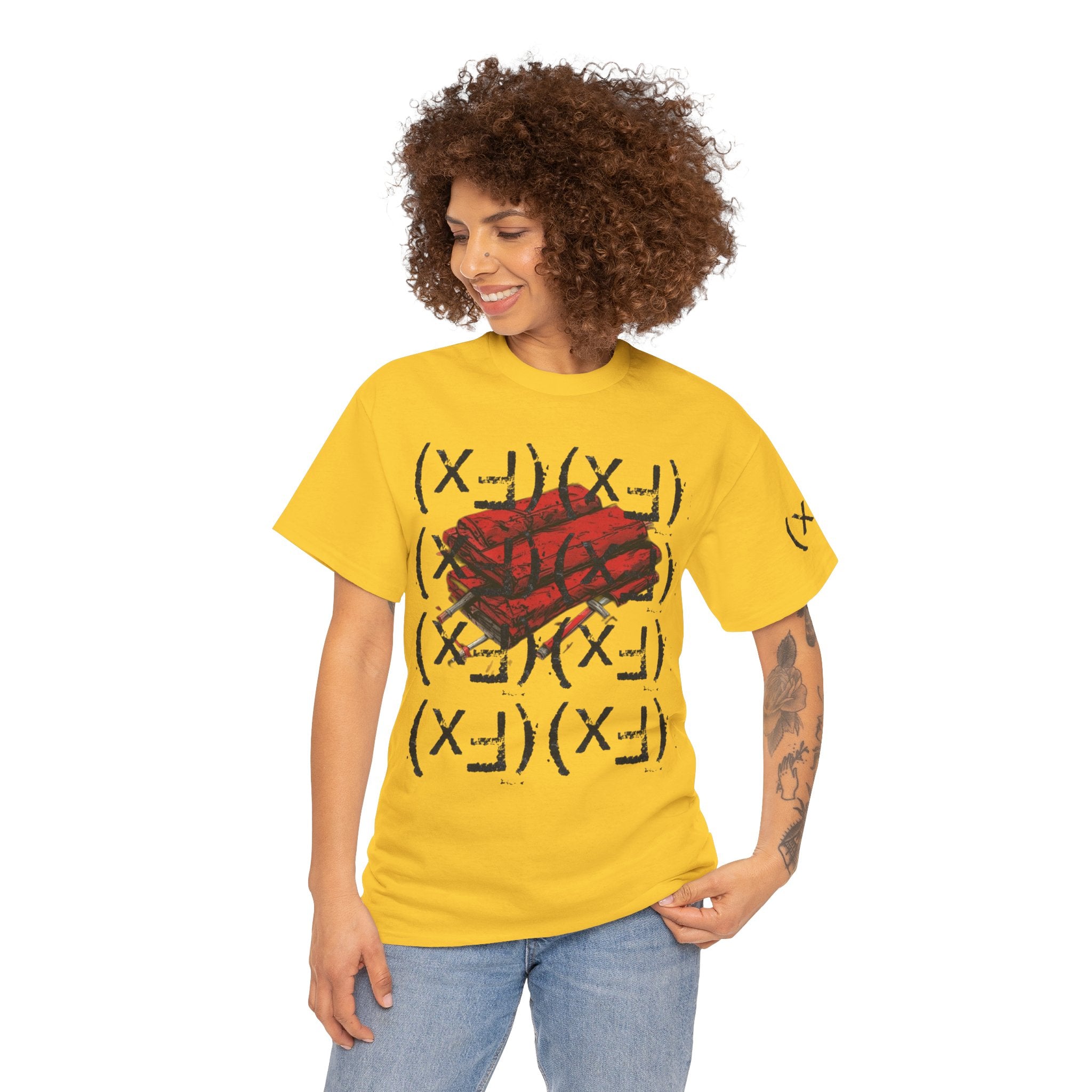 Happy Dynamite Tee — "Cue the Music" Expressive Graphic T-Shirt Unisex