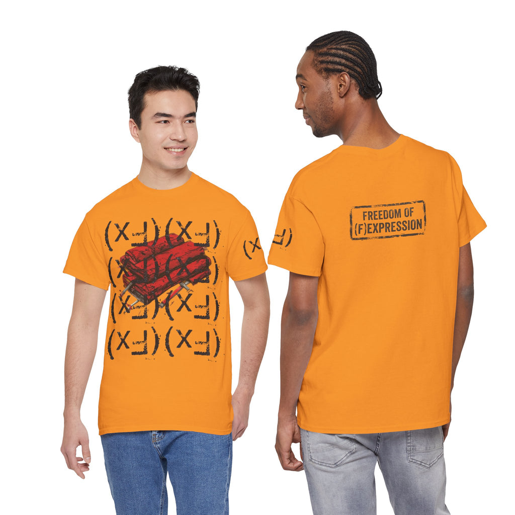 Happy Dynamite Tee — "Cue the Music" Expressive Graphic T-Shirt Unisex
