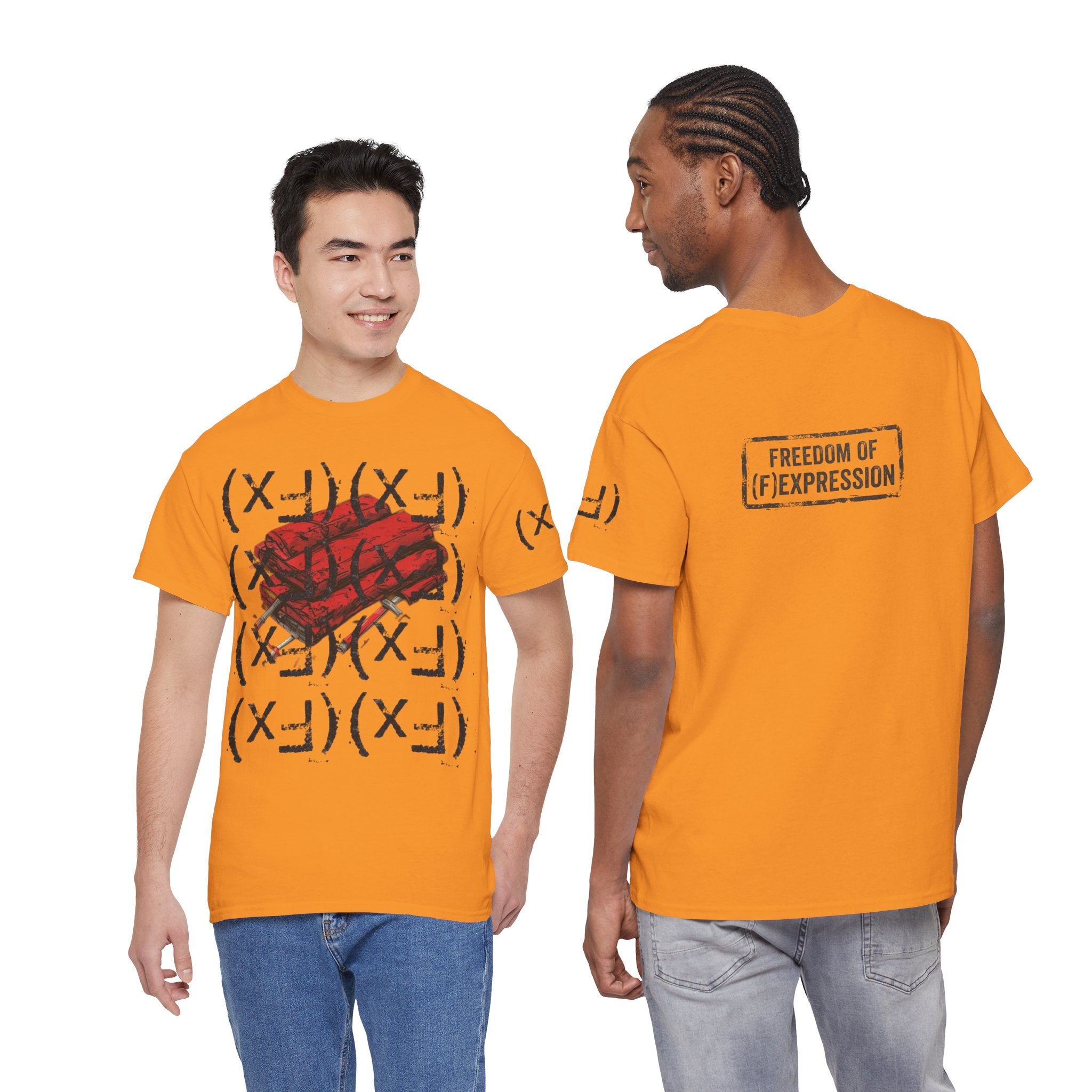 Happy Dynamite Tee — "Cue the Music" Expressive Graphic T-Shirt Unisex