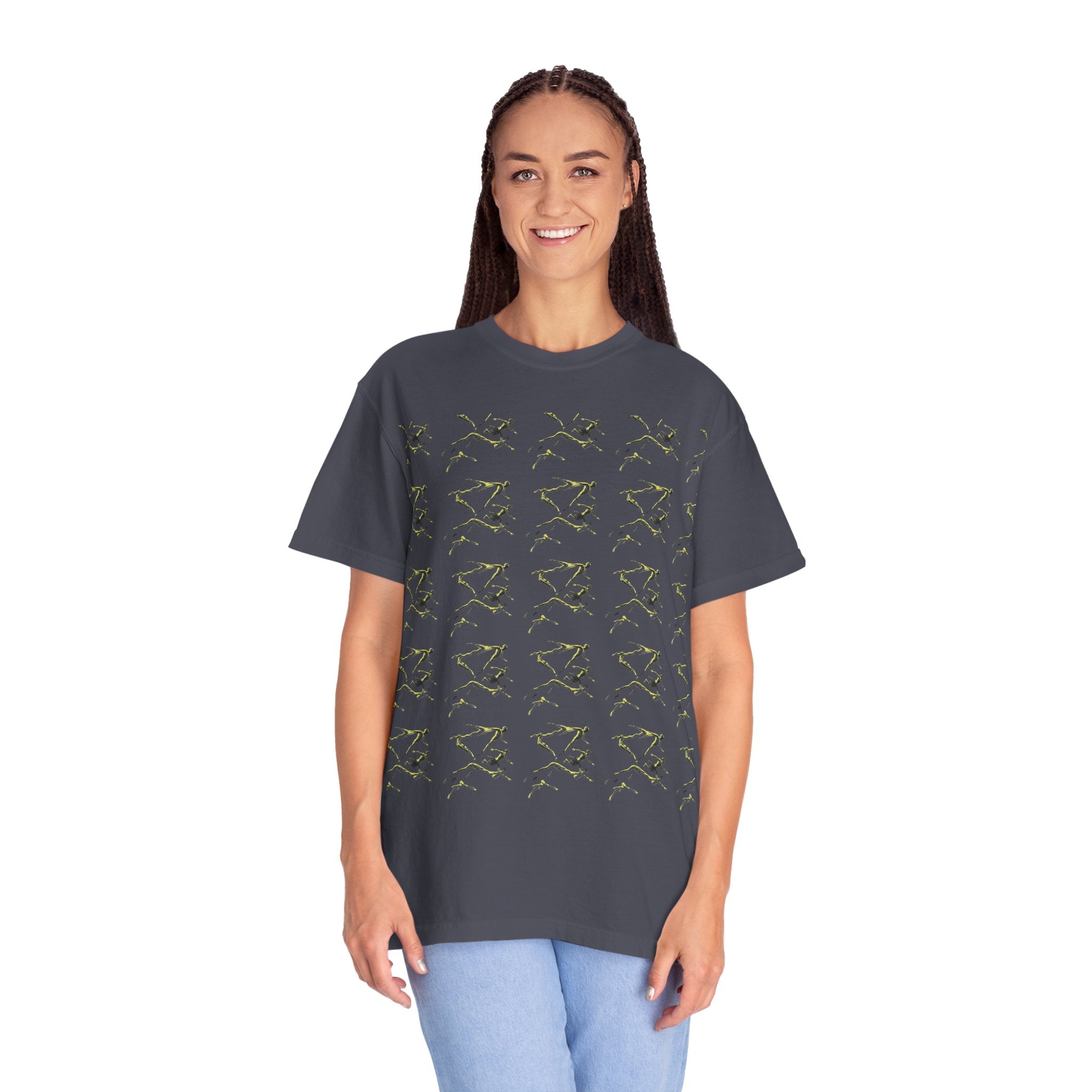 Swimmer Flying T-Shirt — Surreal Swimscape Graphic Tee Unisex