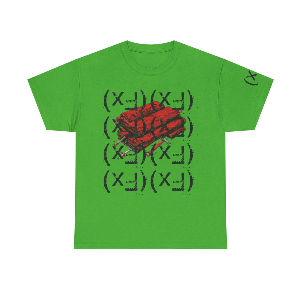 Happy Dynamite Tee — "Cue the Music" Expressive Graphic T-Shirt Unisex
