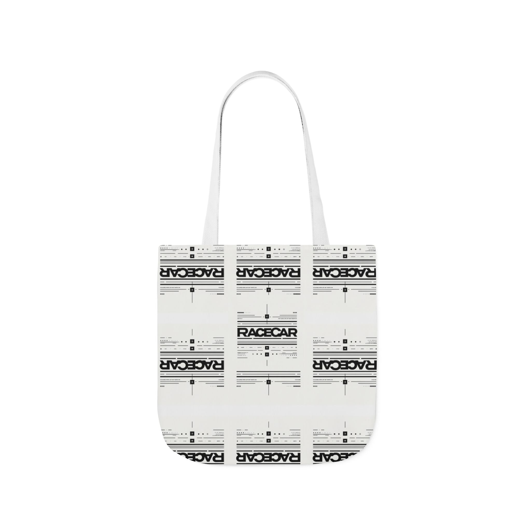 Minimalist '/Racecar' Tote Bag - Modern Design