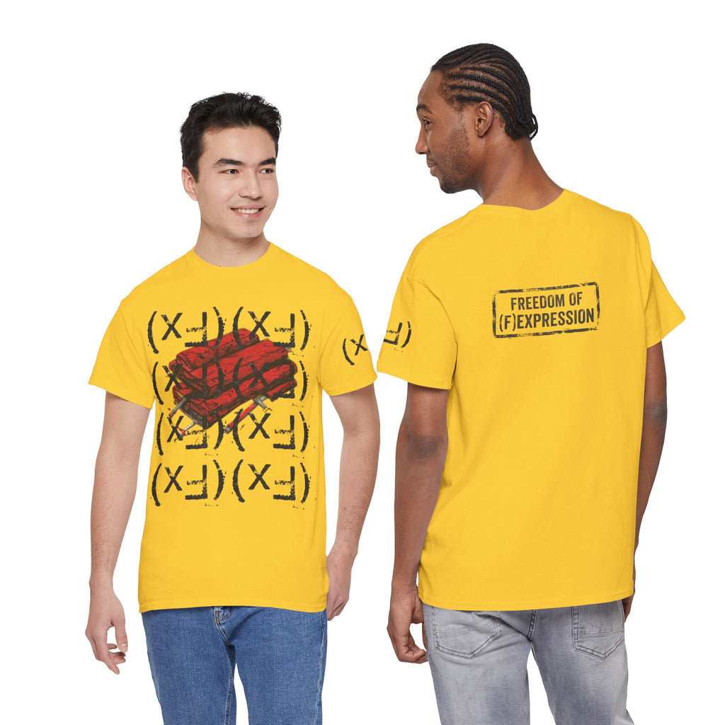 Happy Dynamite Tee — "Cue the Music" Expressive Graphic T-Shirt Unisex