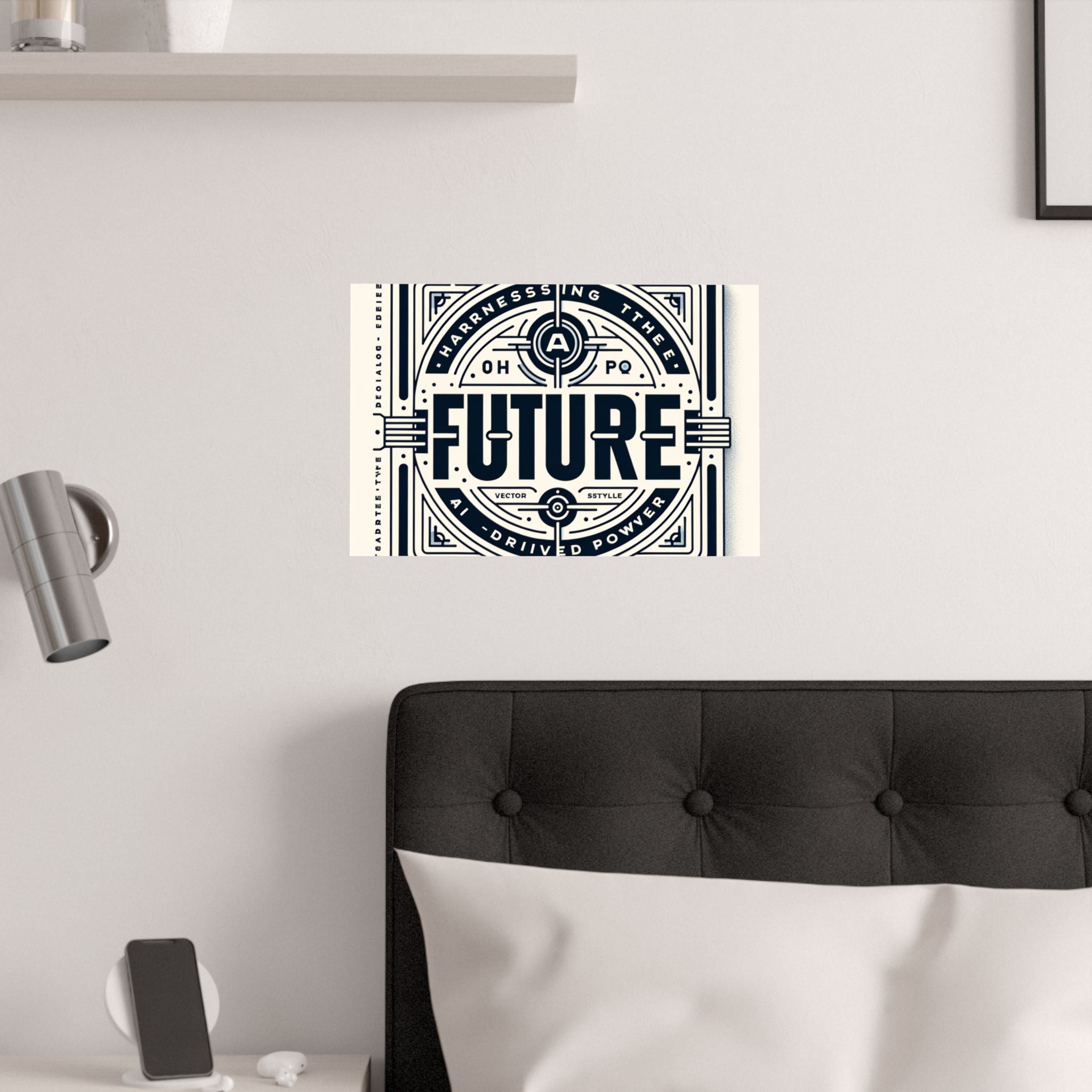Futuristic AI Energy Power Poster