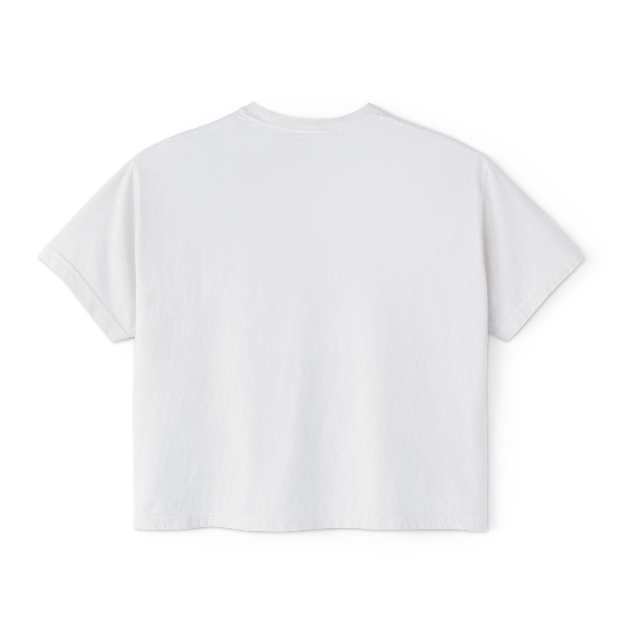 Women's Boxy Tee — Cropped 'NO' Statement Shirt Unisex