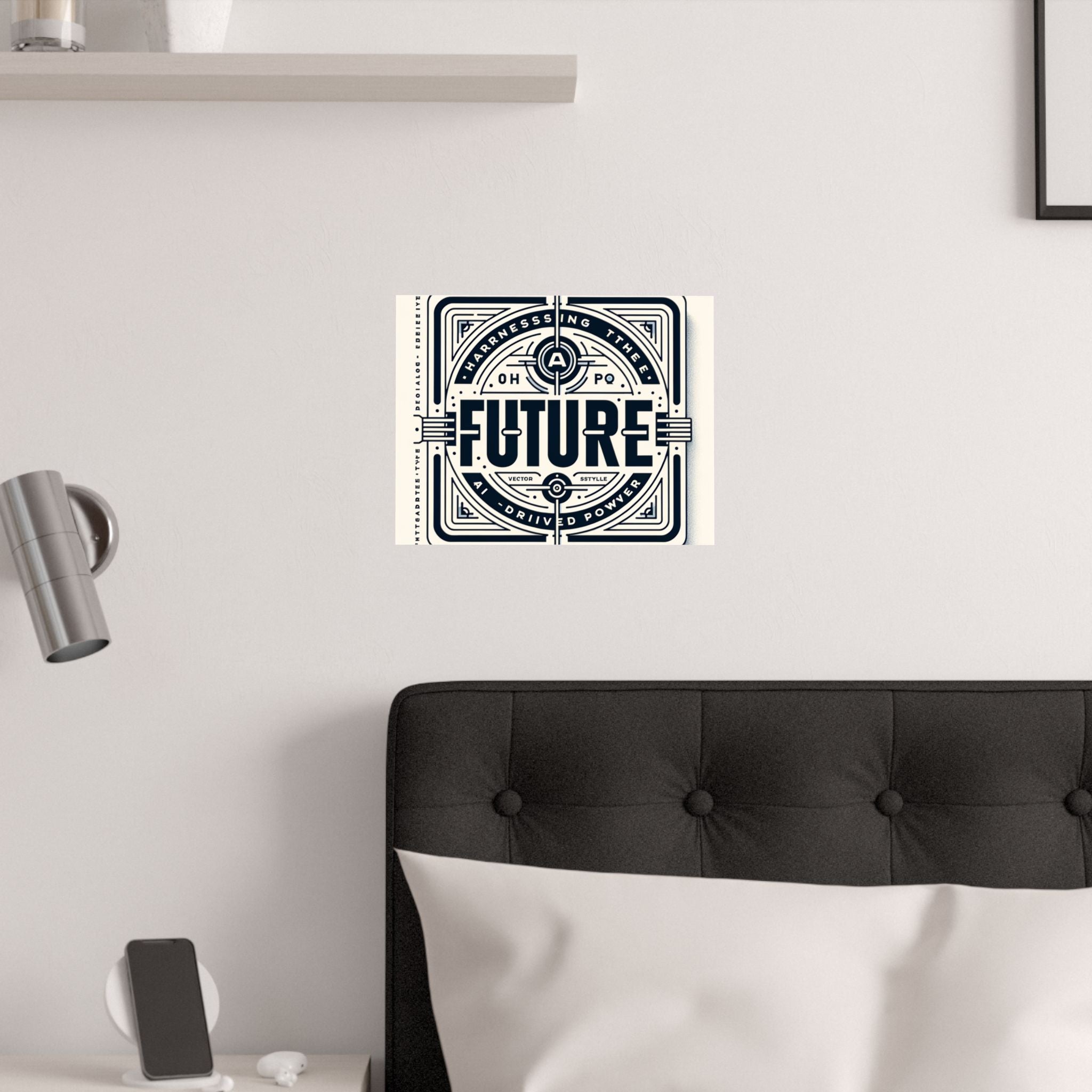 Futuristic AI Energy Power Poster