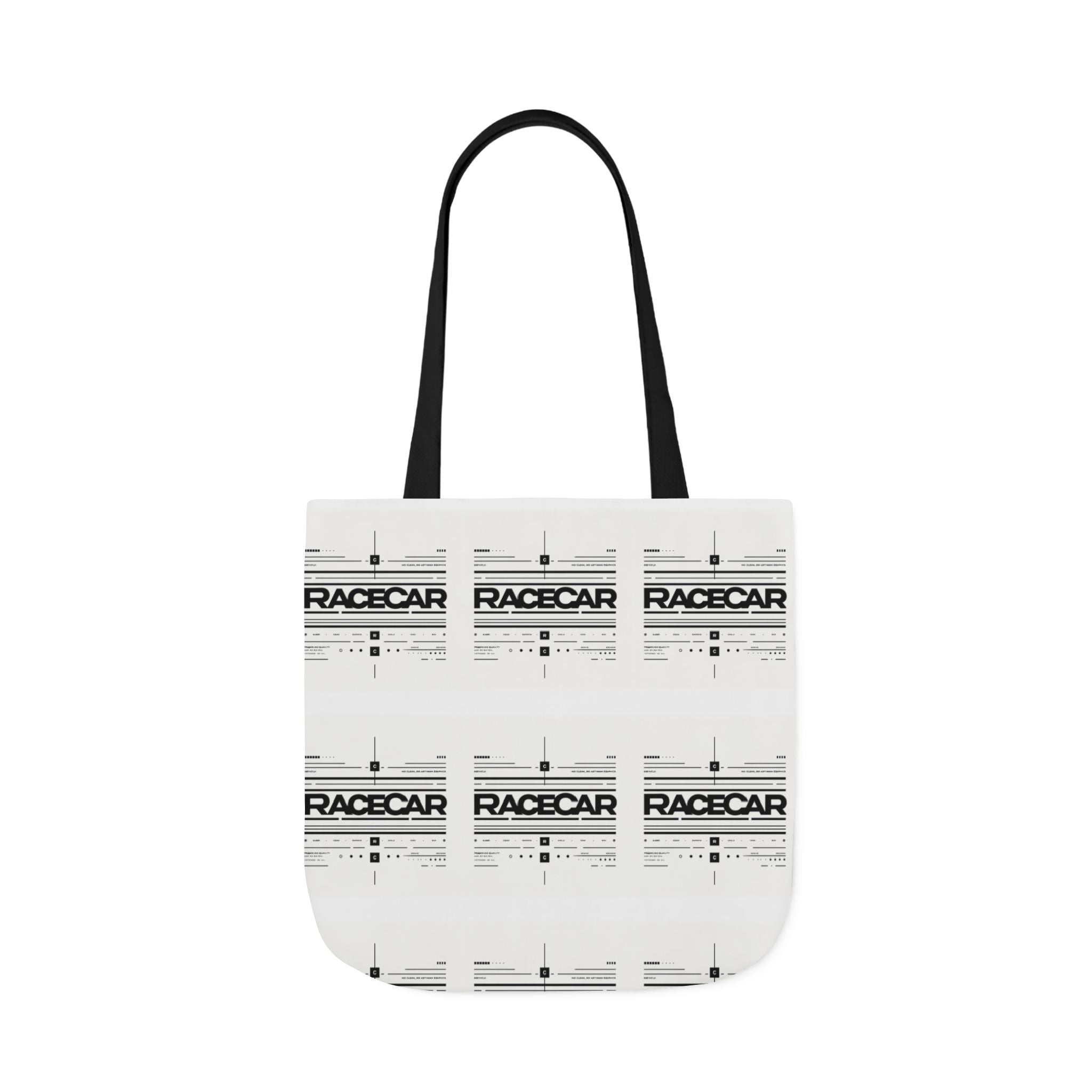 Minimalist '/Racecar' Tote Bag - Modern Design