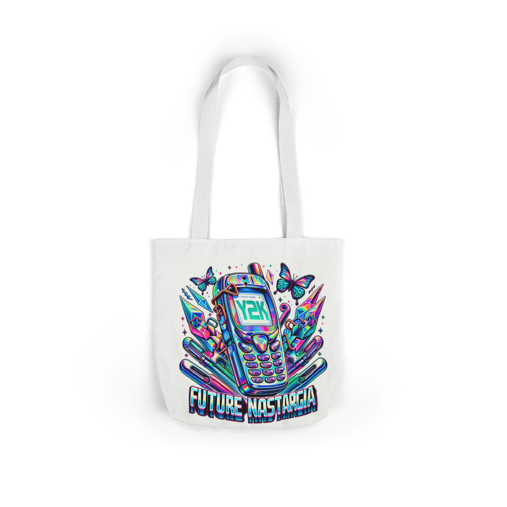 Y2K Nostalgia Tech Tote Bag – Retro Chic