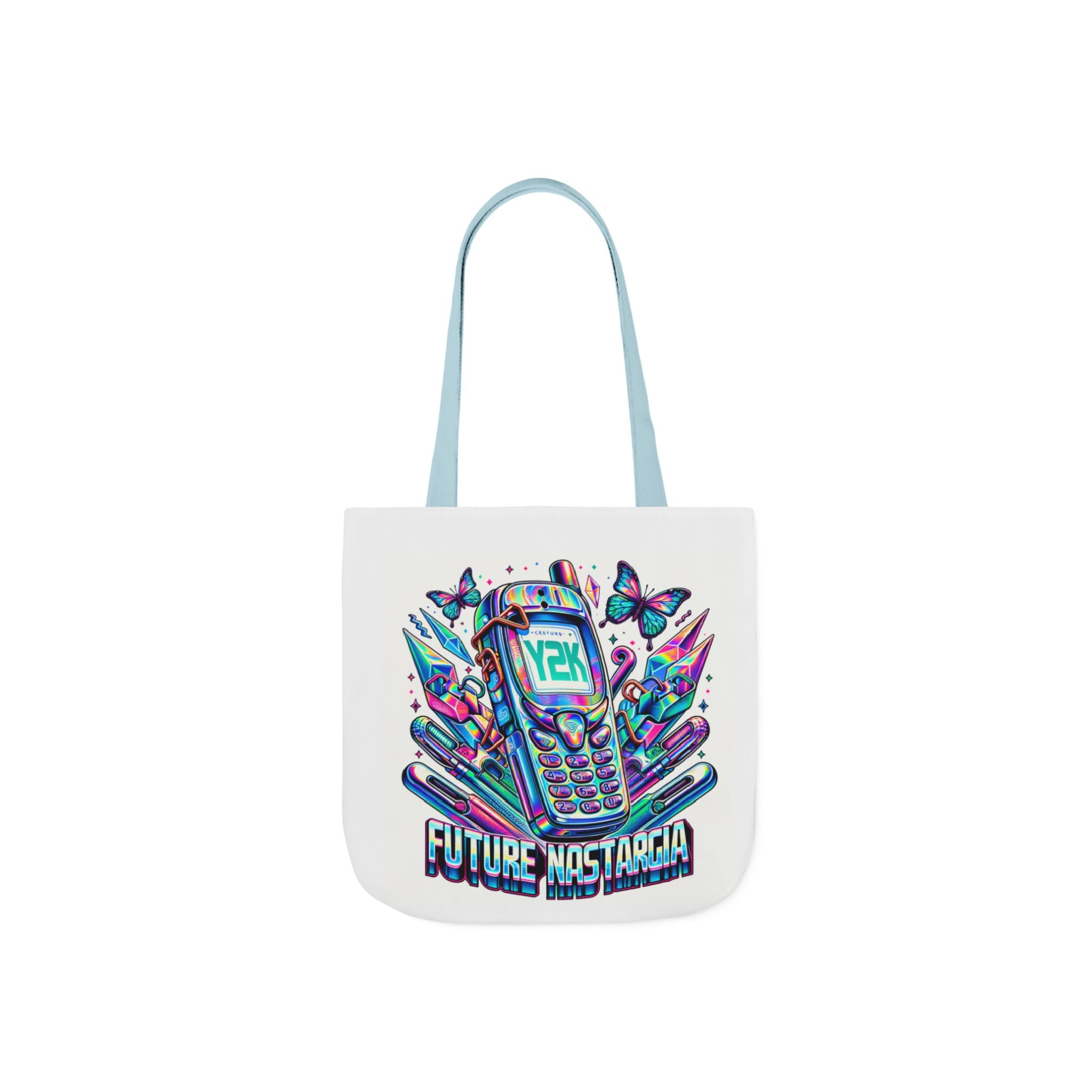 Y2K Nostalgia Tech Tote Bag – Retro Chic