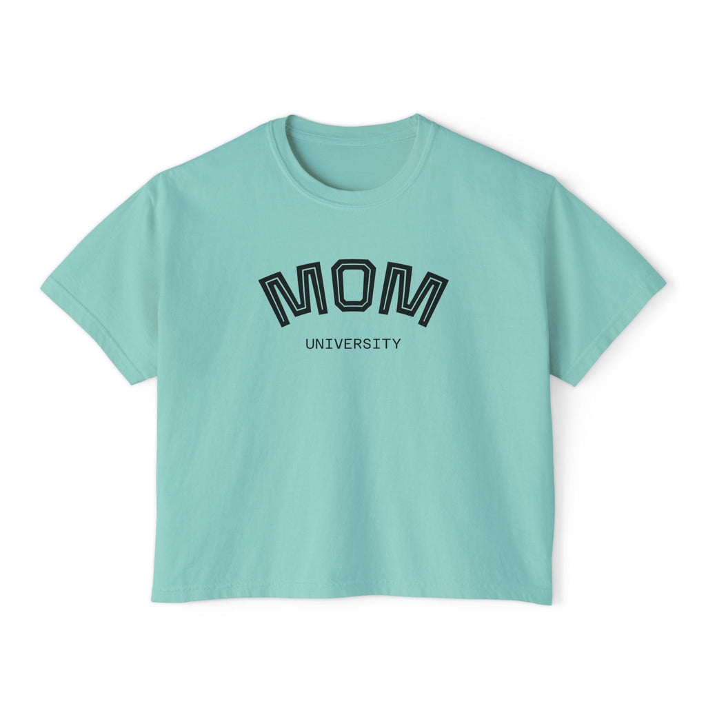 Mom University Boxy Tee Unisex