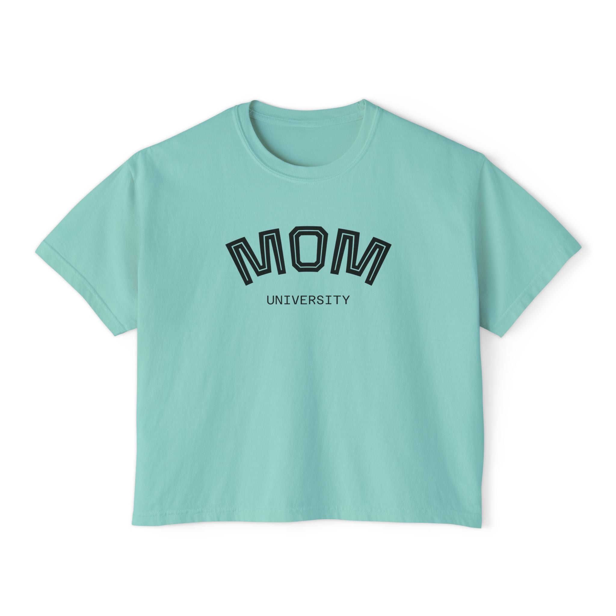 Mom University Boxy Tee Unisex