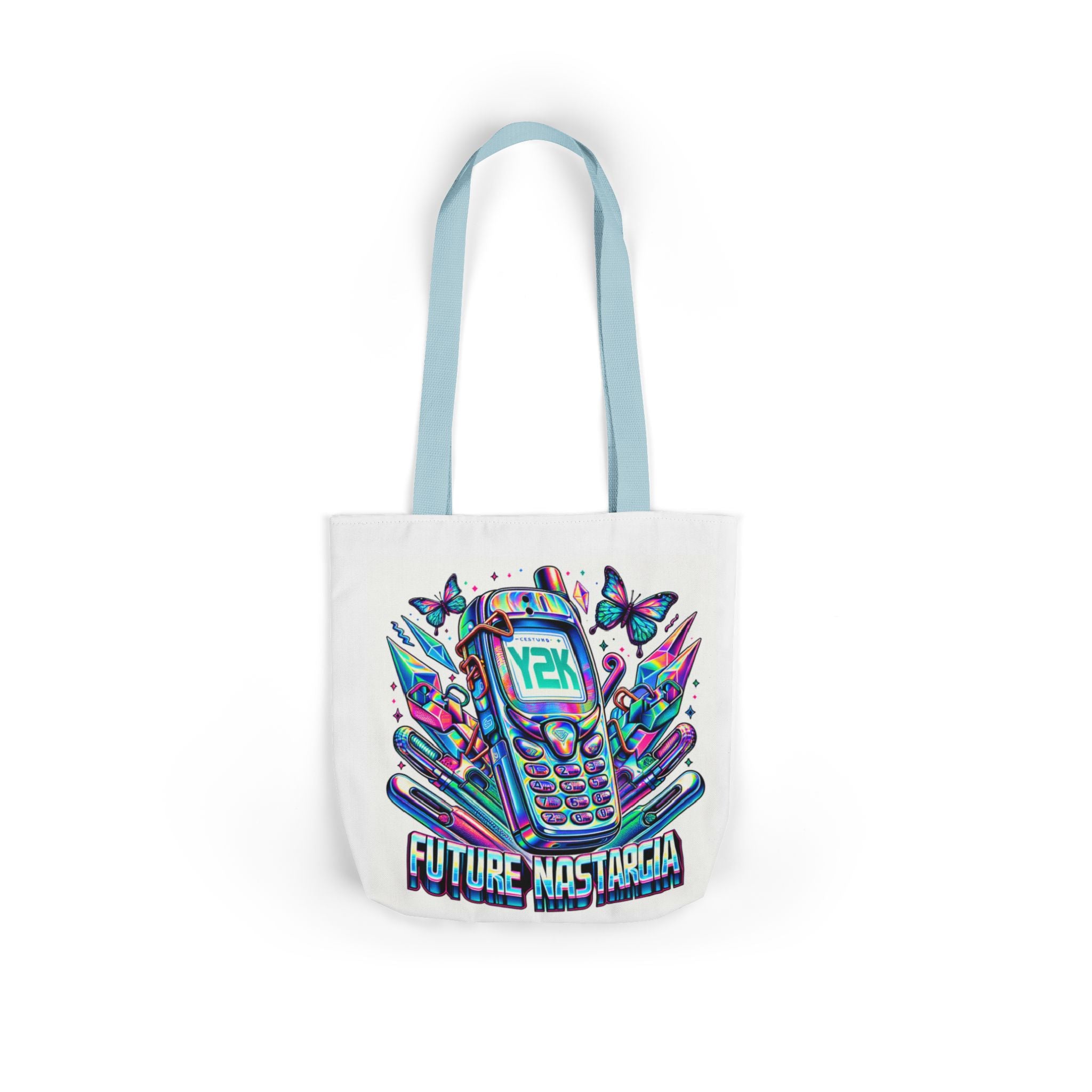 Y2K Nostalgia Tech Tote Bag – Retro Chic