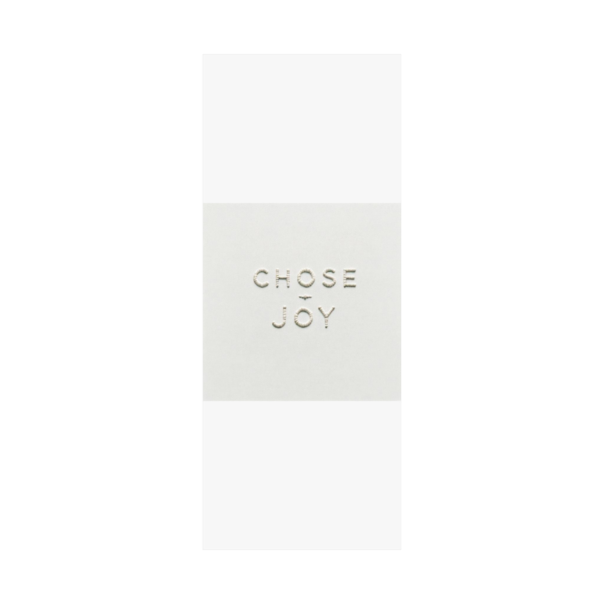 Minimalist Embroidered Text Poster