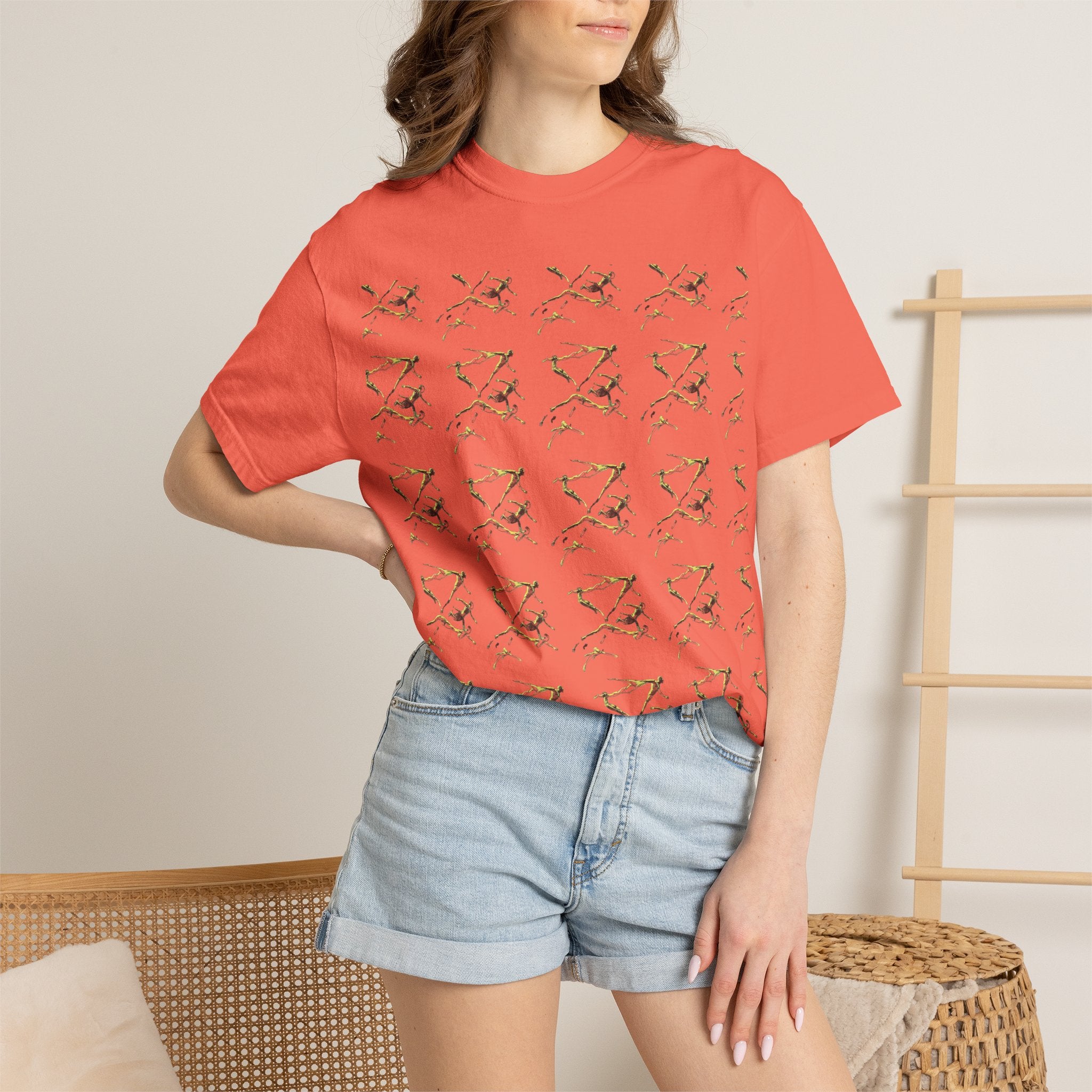Swimmer Flying T-Shirt — Surreal Swimscape Graphic Tee Unisex