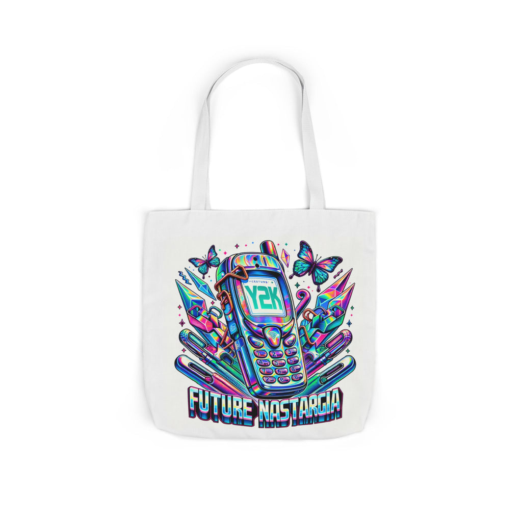 Y2K Nostalgia Tech Tote Bag – Retro Chic