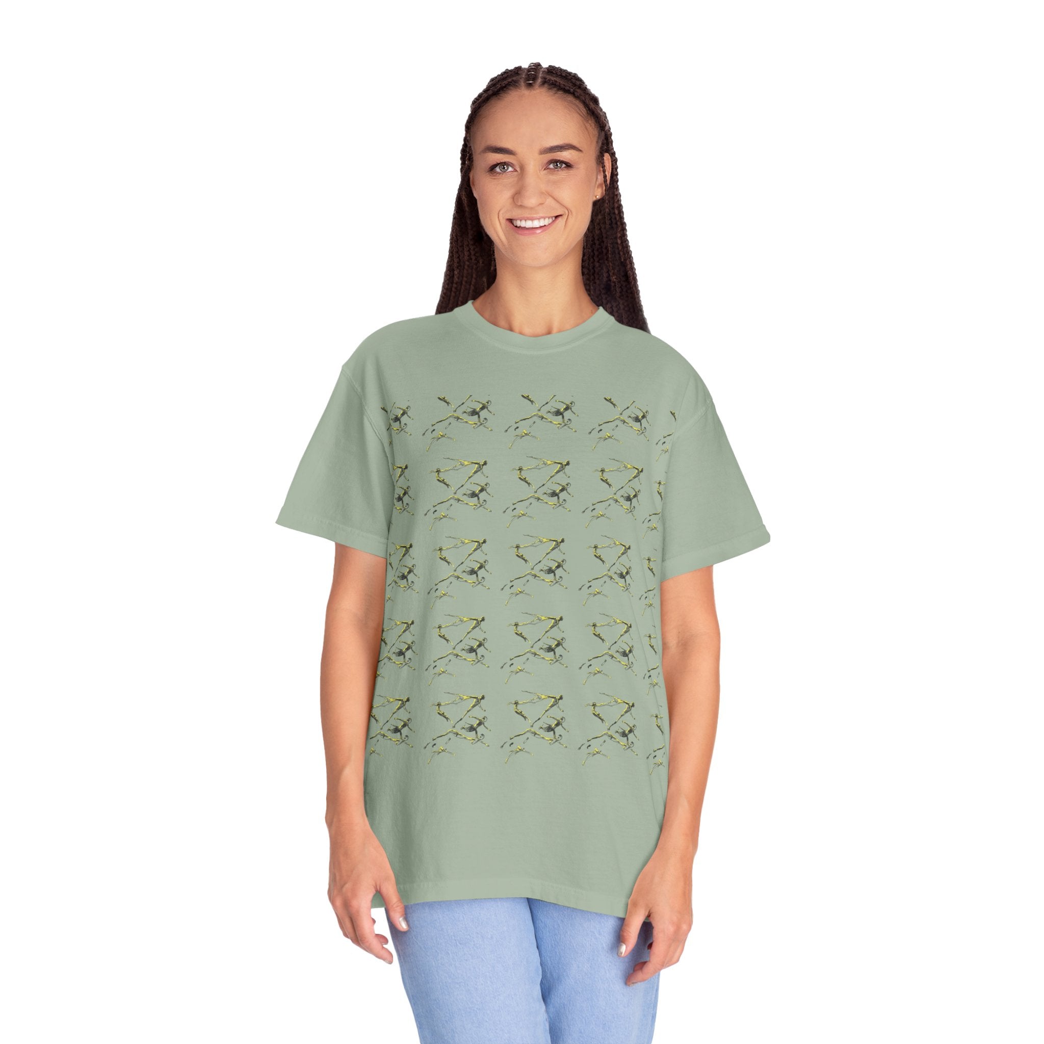 Swimmer Flying T-Shirt — Surreal Swimscape Graphic Tee Unisex