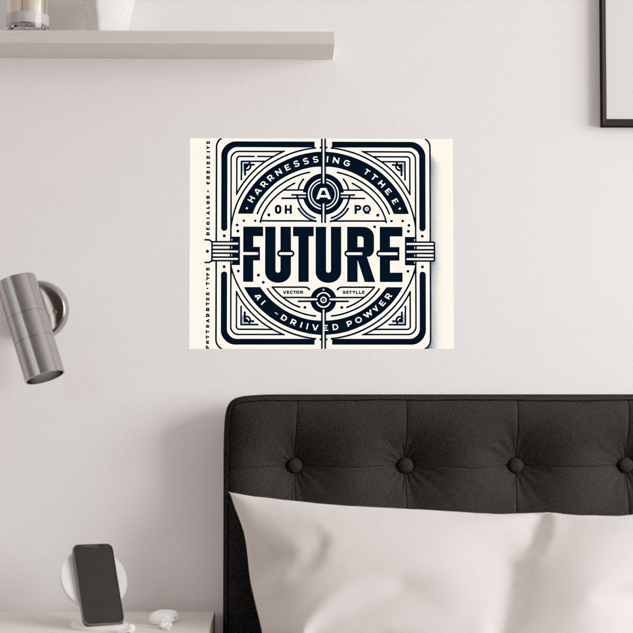 Futuristic AI Energy Power Poster