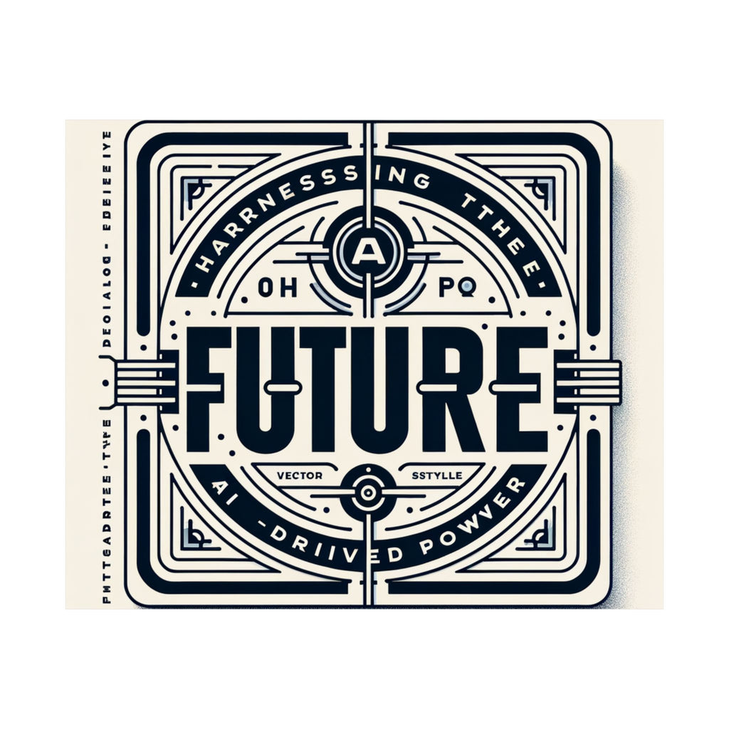 Futuristic AI Energy Power Poster