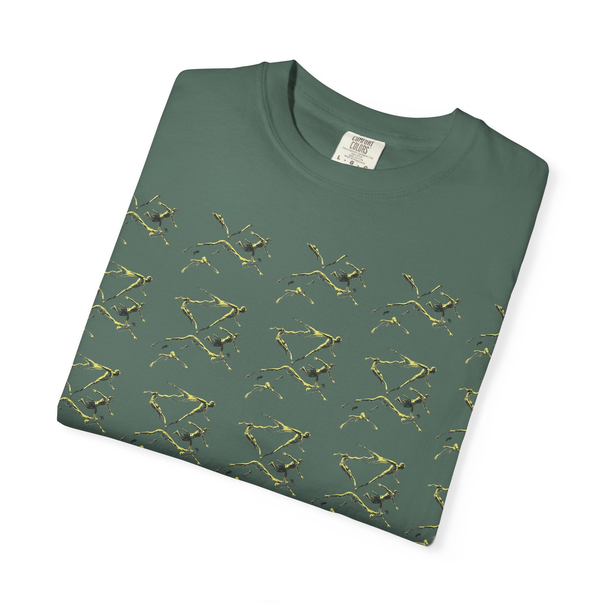 Swimmer Flying T-Shirt — Surreal Swimscape Graphic Tee Unisex