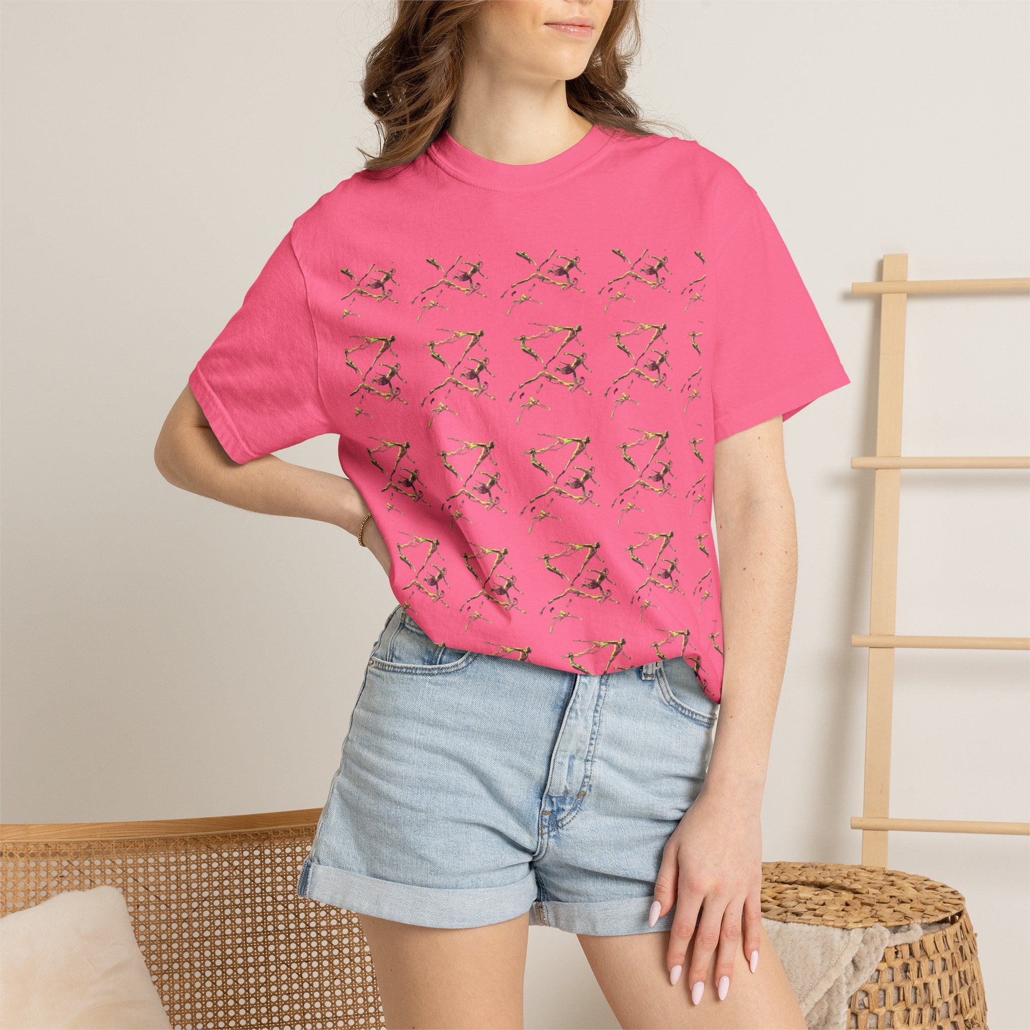 Swimmer Flying T-Shirt — Surreal Swimscape Graphic Tee Unisex
