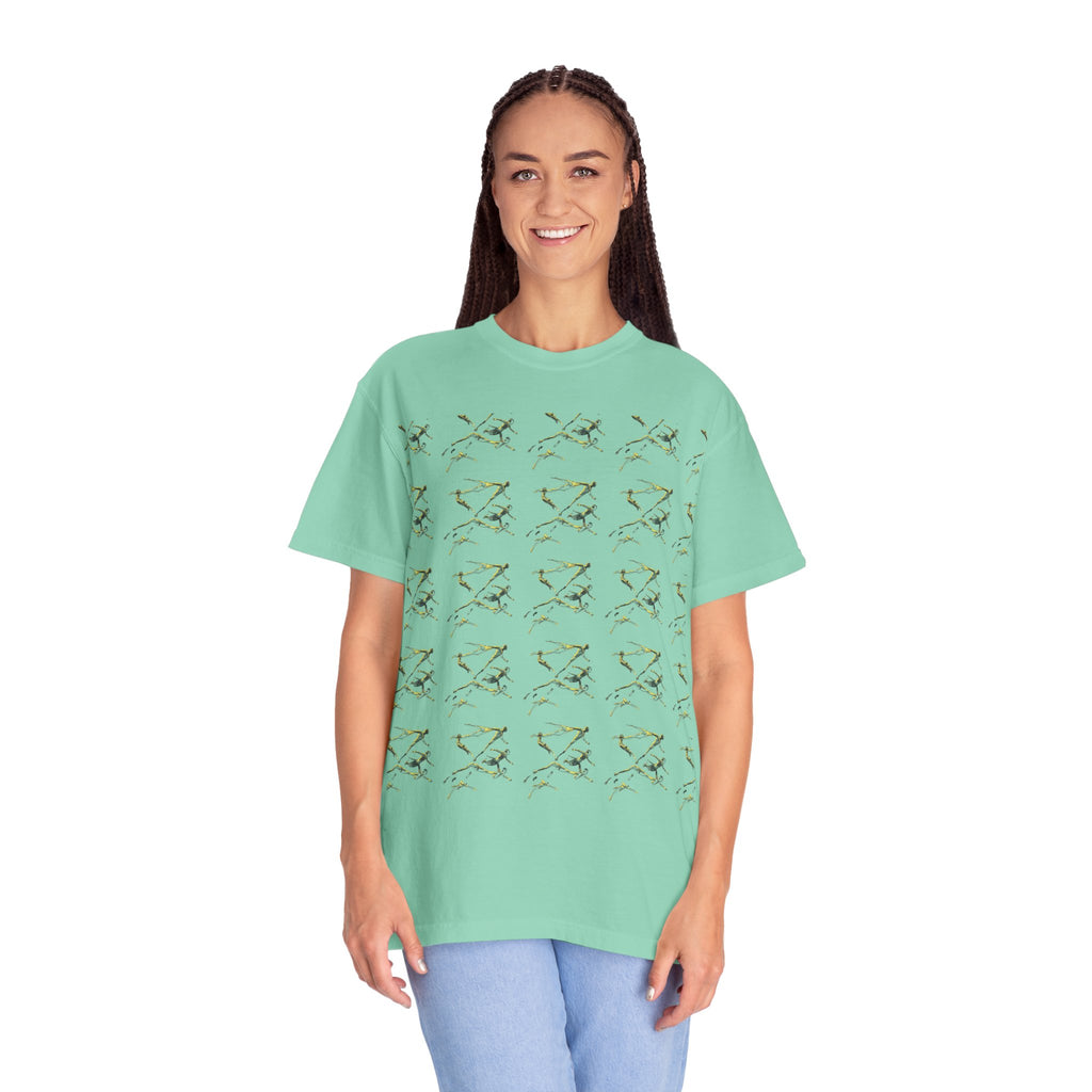 Swimmer Flying T-Shirt — Surreal Swimscape Graphic Tee Unisex