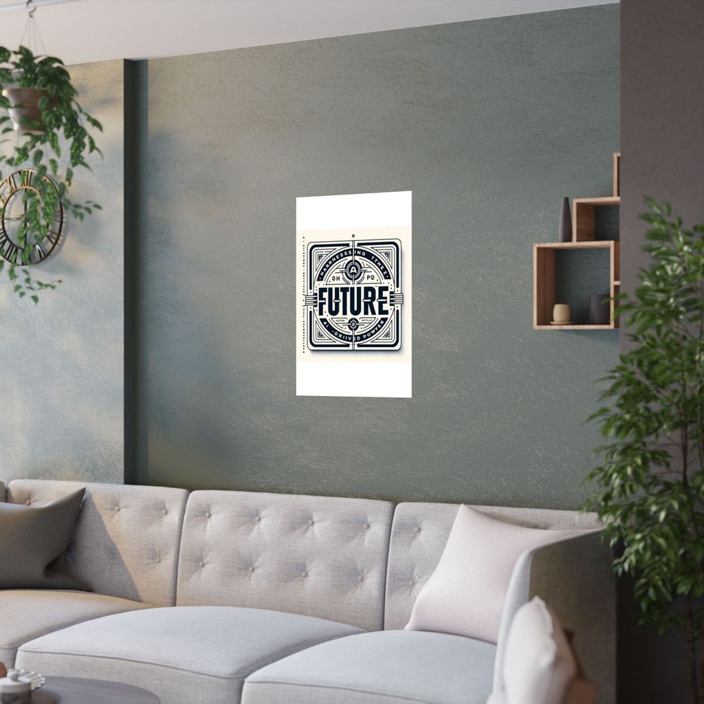 Futuristic AI Energy Power Poster