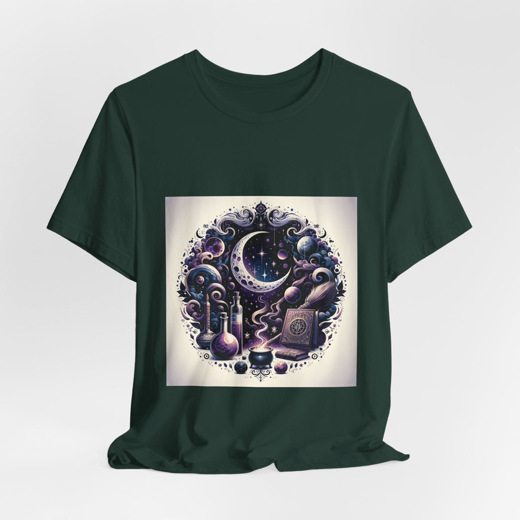 Witchy Vibes Crescent Moon T-Shirt Unisex