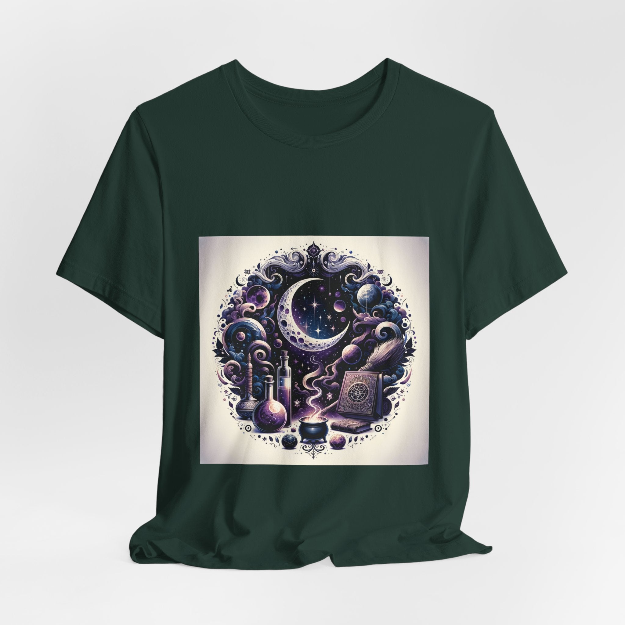 Witchy Vibes Crescent Moon T-Shirt Unisex