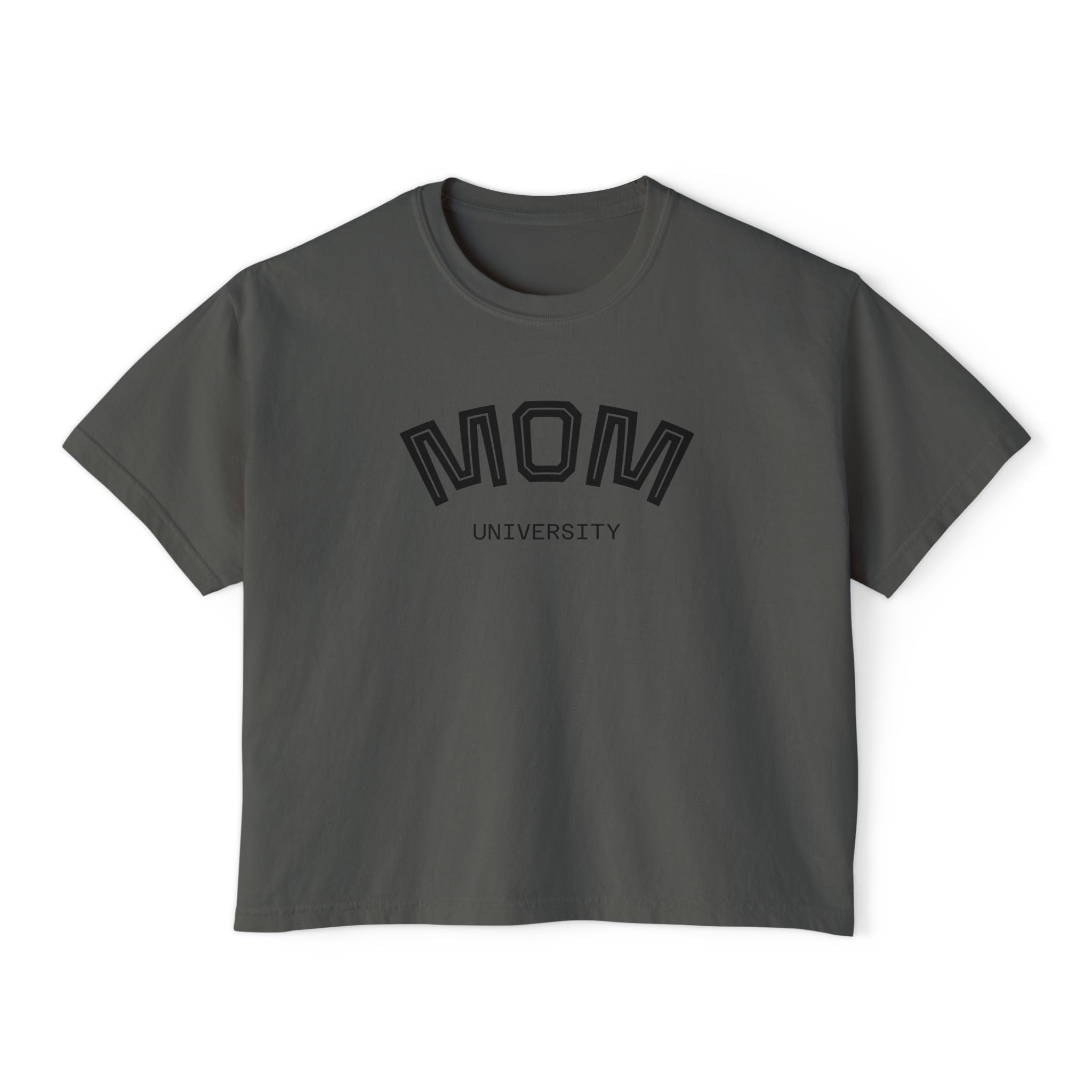 Mom University Boxy Tee Unisex